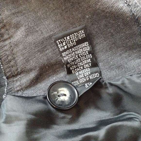 Dress Jacket With Belt Size Medium - Picture 6 of 8